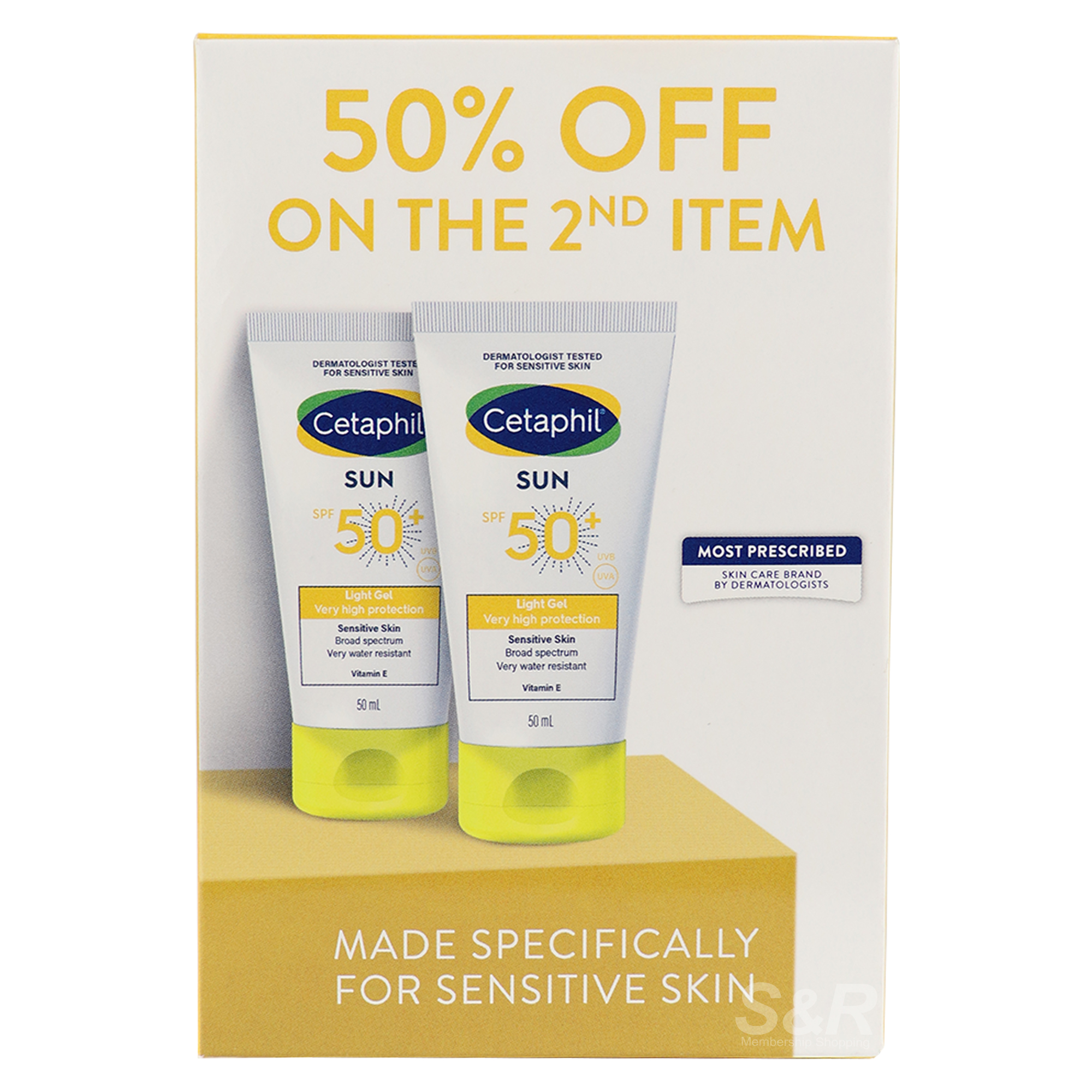 Cetaphil Sun SPF 50+ 2x50mL Cetaphil Sun SPF 50+ 2x50mL
